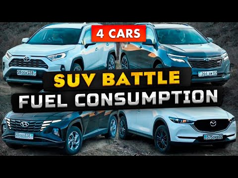 SUV Battle 2022: Fuel Economy Test | Mazda CX-5, Hyundai Tucson, Toyota RAV4 & Chevrolet Equinox