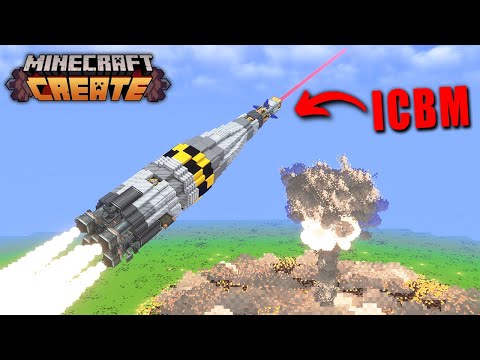I Built A Working NUCLEAR MISSILE In Create Mod