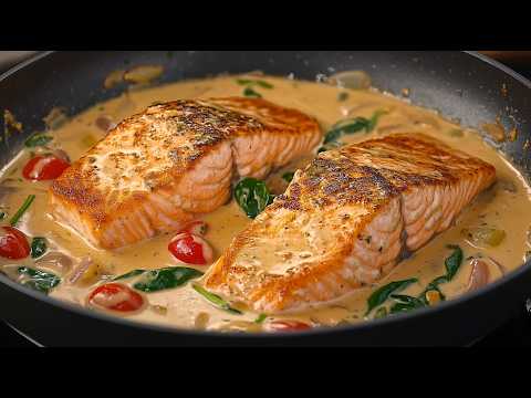 This recipe is simply divine; it melts in your mouth! A quick Christmas recipe with salmon!