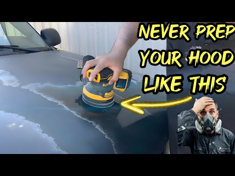 You'll never achieve a glass finish if you prep like this. 100% the wrong way to prep. Avoid this