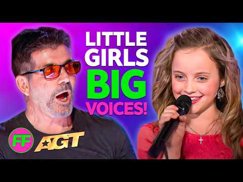 10 LITTLE Girls With HUGE VOICES On America's Got Talent 🤩🎤