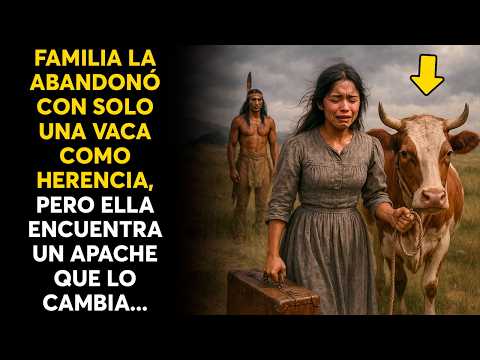 FAMILIA LA ABANDONÓ CON SOLO UNA VACA COMO HERENCIA, PERO ELLA ENCUENTRA UN APACHE QUE LO CAMBIA...