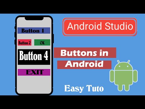 How to Create Buttons | Android Studio | Beginners Tutorial