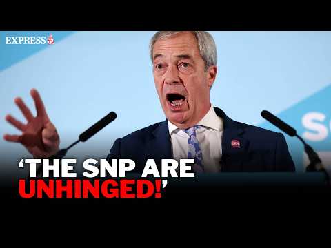 IN FULL | Nigel Farage gives FIERY speech in Scotland as SNP and protestors LOSE IT