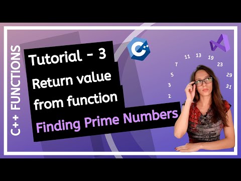 C++ FUNCTIONS (2025) - Functions return statement, How to check prime number PROGRAMMING TUTORIAL
