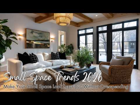Small Space Trends 2026 | Make Your Small Space Look Luxurious Without Overspending