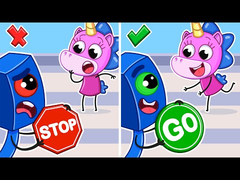 Traffic Safety for Kids! | Learn Road Rules and Traffic Lights π¦ π | Teeny Mimiπ¦