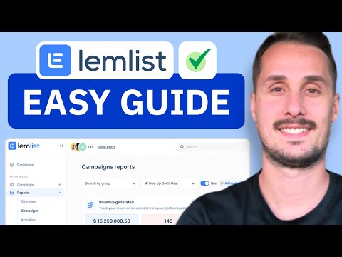Lemlist Beginner Tutorial 2025