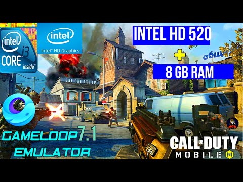 Call of Duty: Mobile - GAMELOOP 7.1 Beta gameplay | Intel HD 520 -Intel Core i3 6006u -  8GB RAM