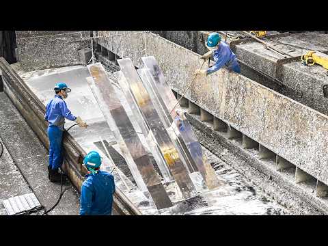 Japanese plant galvanizing steel!! Techniques of a long-established factory