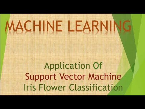 2 Support Vector Machine (pt2) : Scikit-learn Code With Application in Iris Dataset