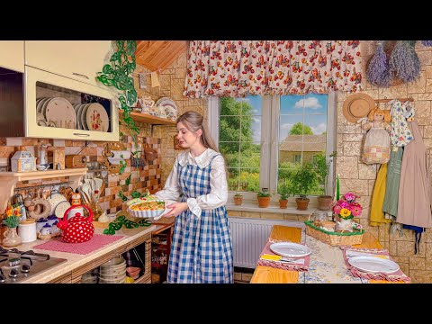The Art of Simple Living | Embracing Quiet Joys in the Countryside: Vintage Decor, Quiche & Brioche