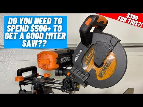 Is This The Most Useful Miter Saw On The Market??  ||  Evolution 10 Inch Dual Bevel Slider