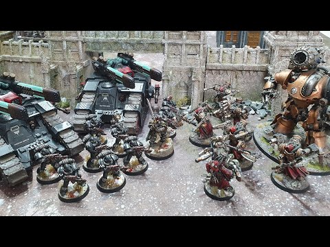 Dark Angels vs Mechanicum, Warhammer Horus Heresy battle report