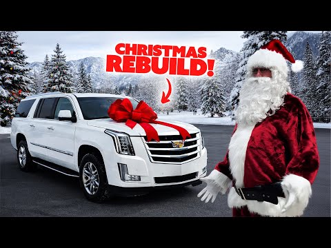 Tyson REBUILT a $1,000 Cadillac Escalade as a Christmas Surprise!