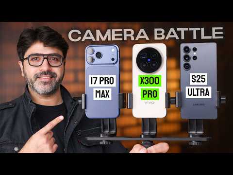 Samsung S25 Ultra vs iPhone 17 Pro Max vs Vivo X300 Pro CAMERA COMPARISON