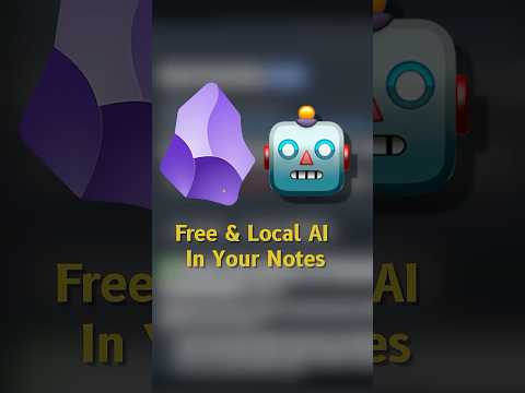 📝 Local AI In Your Notes 🤖Smart Connections #obsidian #ai #notes