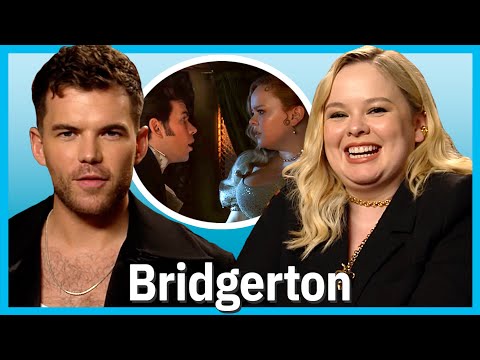 BRIDGERTON's Nicola Coughlan & Luke Newton talk carriage scene confession & first kiss | TV Insider