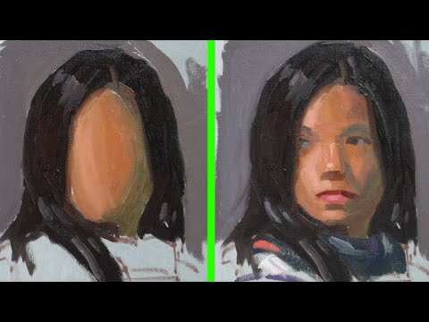 Maximize your portrait painting practice time by doing this