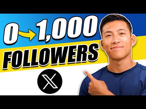 How to Get Your First 1,000 Followers on Twitter (Grow an audience FAST)