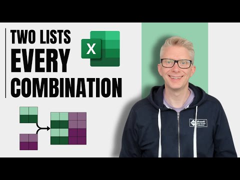 All Combinations from Two Tables in Excel - Advanced Formula Magic
