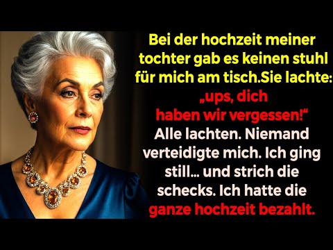 Mutterherz Zerbricht! | Auf Der Hochzeit Kein Stuhl Für Mich! | Wie Konnte Meine Tochter Das Sagen?