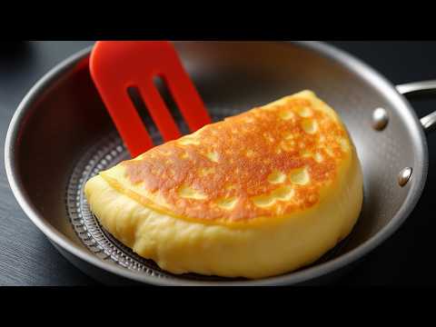 Fluffy 3-Ingredient Omelette! Ready in 5 minutes!