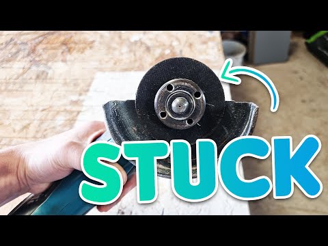 How To Remove A Stuck Disk From An Angle Grinder