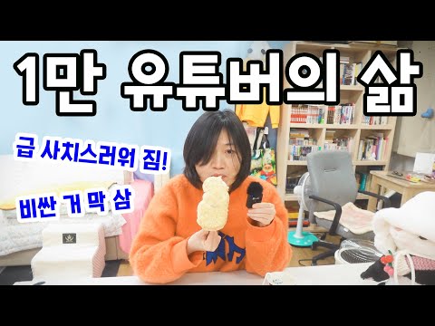 I became a YouTuber with 10,000 subscribers and splurge! I bought an expensive microphone! I ate ...