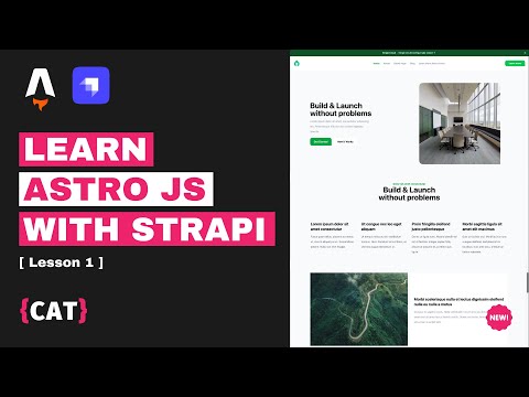 Astro.js  Crash Course with Strapi Headless CMS: Lesson 1