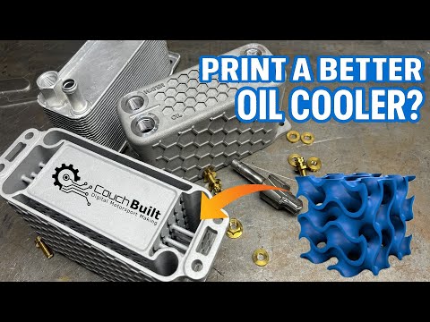 3D Printed oil cooler without $30k software? Mistakes were made - Building a 13B Rotary BMW i8: EP15