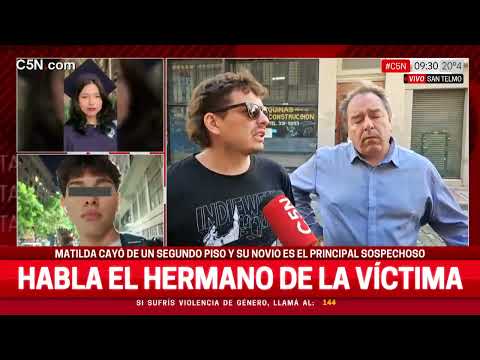 MISTERIO por un FEMICIDIO en SAN TELMO: HABLÓ el PADRE y el HERMANO de la VÍCTIMA