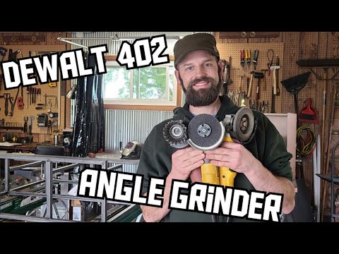 New Dewalt DWE 402 Angle Grinder Unboxing, Demo, and Review
