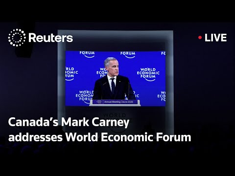 LIVE: Canadian PM Mark Carney addresses World Economic Forum in Davos