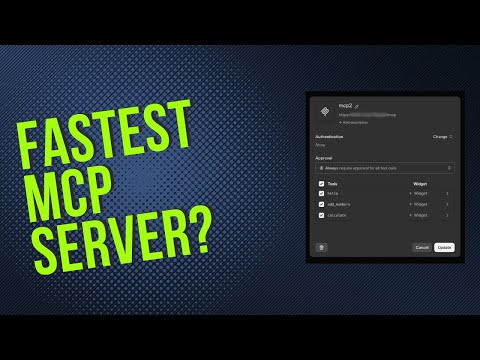 Create a super fast MCP server, deploy and connect to openai agent builder in 15 MINS