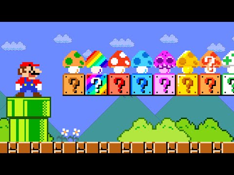 Super Mario But there are MORE Custom Mushroom | ADN MARIO GAME