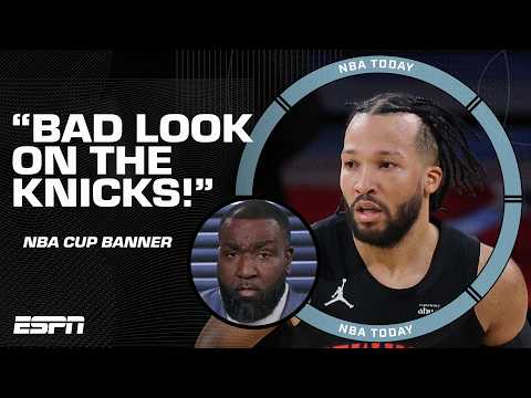 'BAD LOOK on the Knicks!' 😧 Perk's thoughts on NY not hanging an NBA Cup banner at MSG | NBA Today