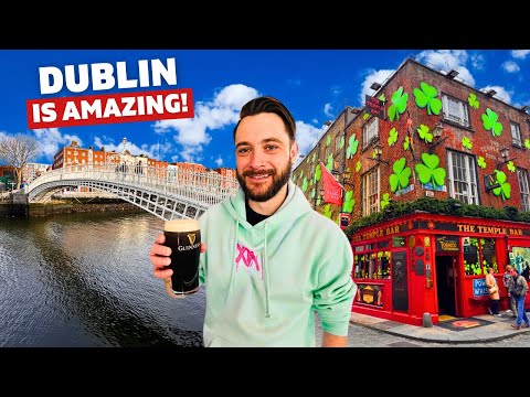 Our First Time In DUBLIN ☘️ (Ireland Blew Us AWAY) 😮