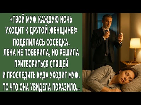 The 43-year-old husband had been secretly leaving at night for eight years. The wife didn't know ...