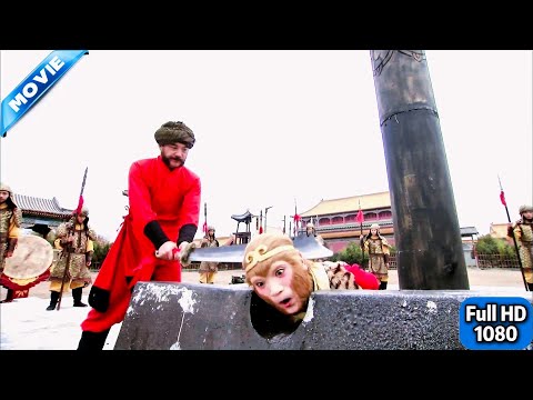 Monster regenerated, challenged Wukong—Wukong turned into dog, stole monster's head!