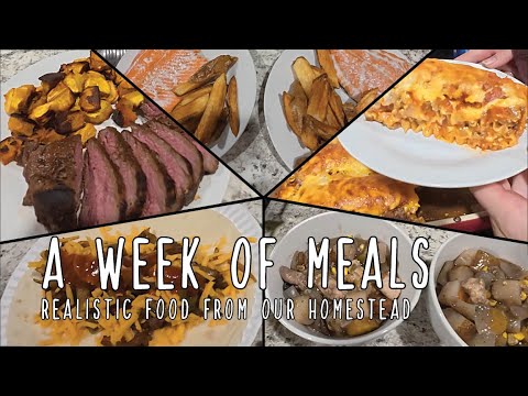 A Realistic Week of Meals - Food on the Homestead