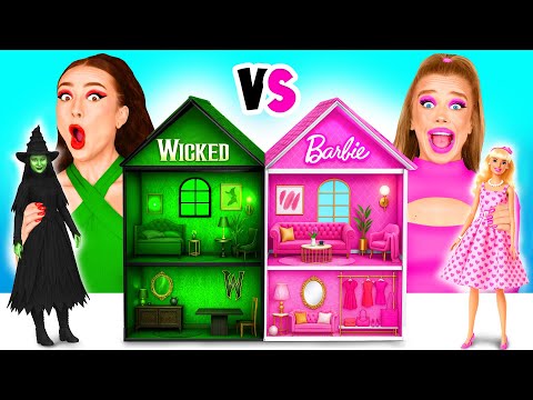 Строим Удивительный Кукольный Домик Барби vs Злая Челлендж | Война Пранков от DoDo Challenge