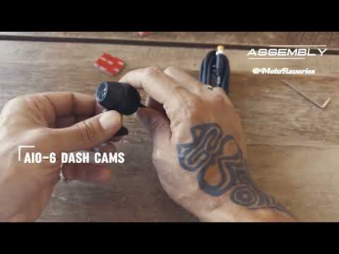 CHIGEE AIO-6 HDR Smart Ride Display and Dash Cam Unboxed Assembly Install