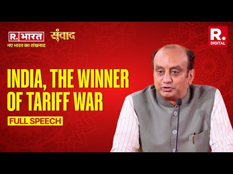 India Will Benefit From The Tariff War: Sudhanshu Trivedi's Full Speech From Republic Bharat Samwad