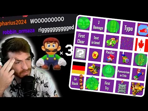 Doug Plays EXPERT Mario Maker Bingo