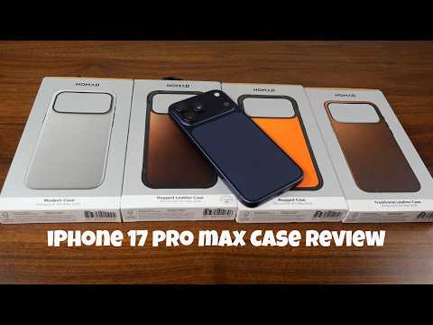 iPhone 17 Pro Nomad Case Review: Horween Leather!