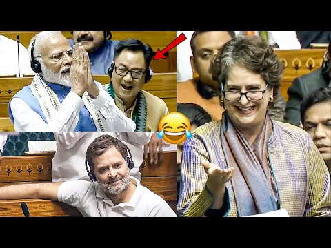 Priyanka Gandhi Funny Moments in Lok Sabha | Rahul Gandhi | Congress Vs BJP | BTV Daily