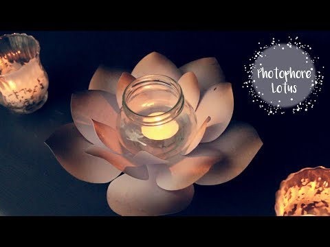 Xmas Diy #22 Photophore Lotus