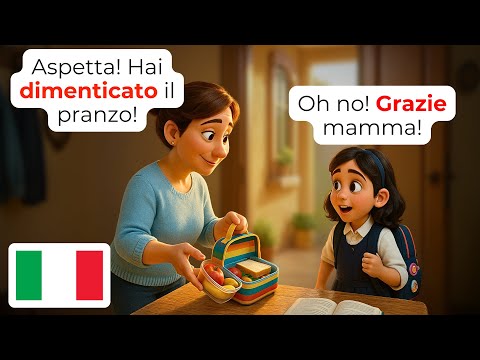 🇮🇹 Beginners Daily School Conversations | A1-A2 Italian | Learn Italian Fast