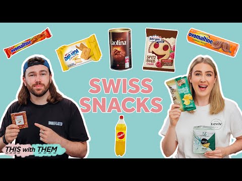 British People Try Swiss Candy & Snacks! 😛